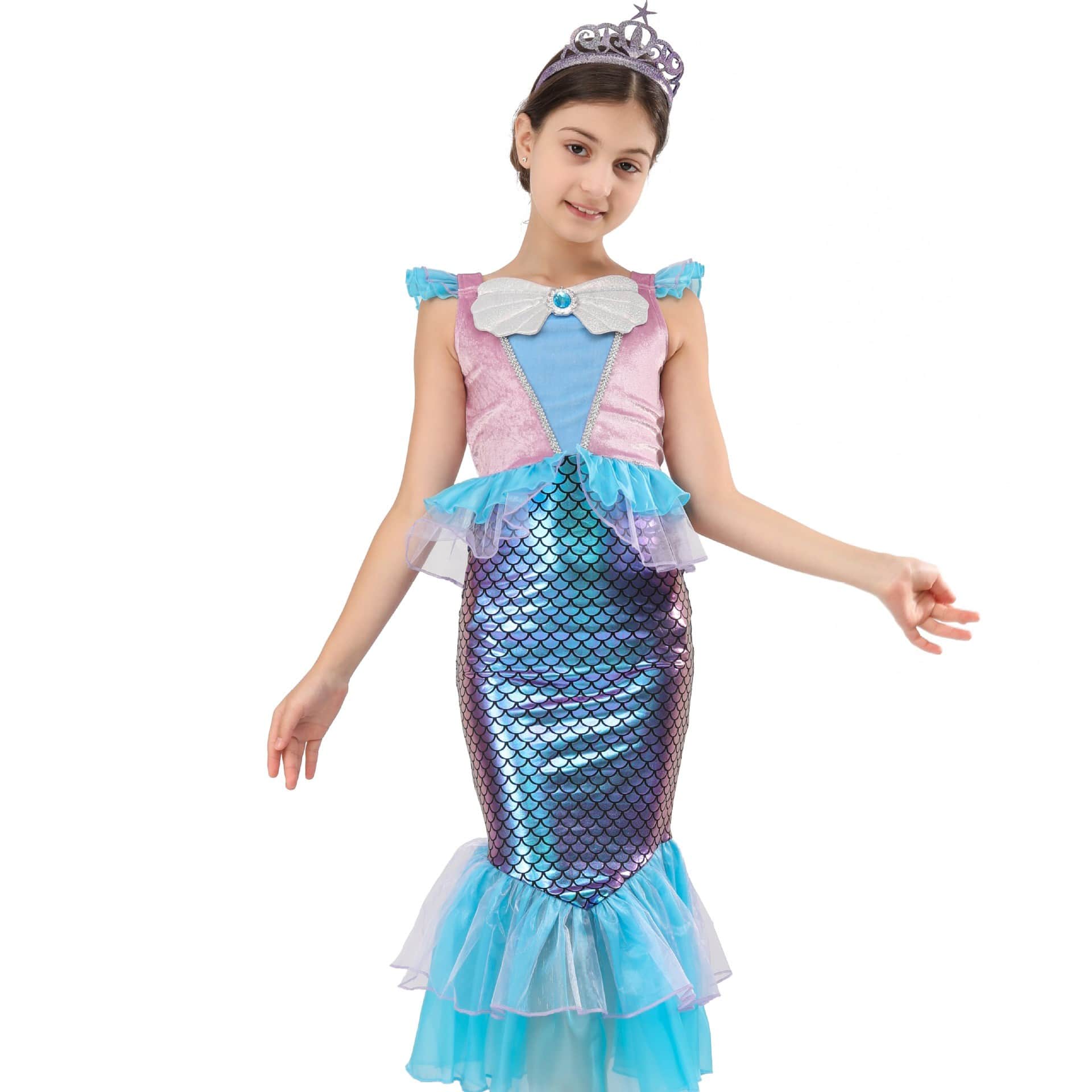 Mermaid princess dress1 Min
